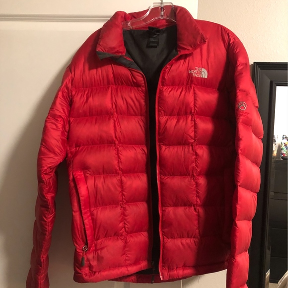 north face summit series red